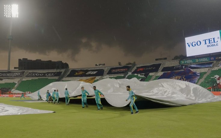 Rain in Lahore delays PSL 11 clash Between Peshawar Zalmi and Islamabad United
