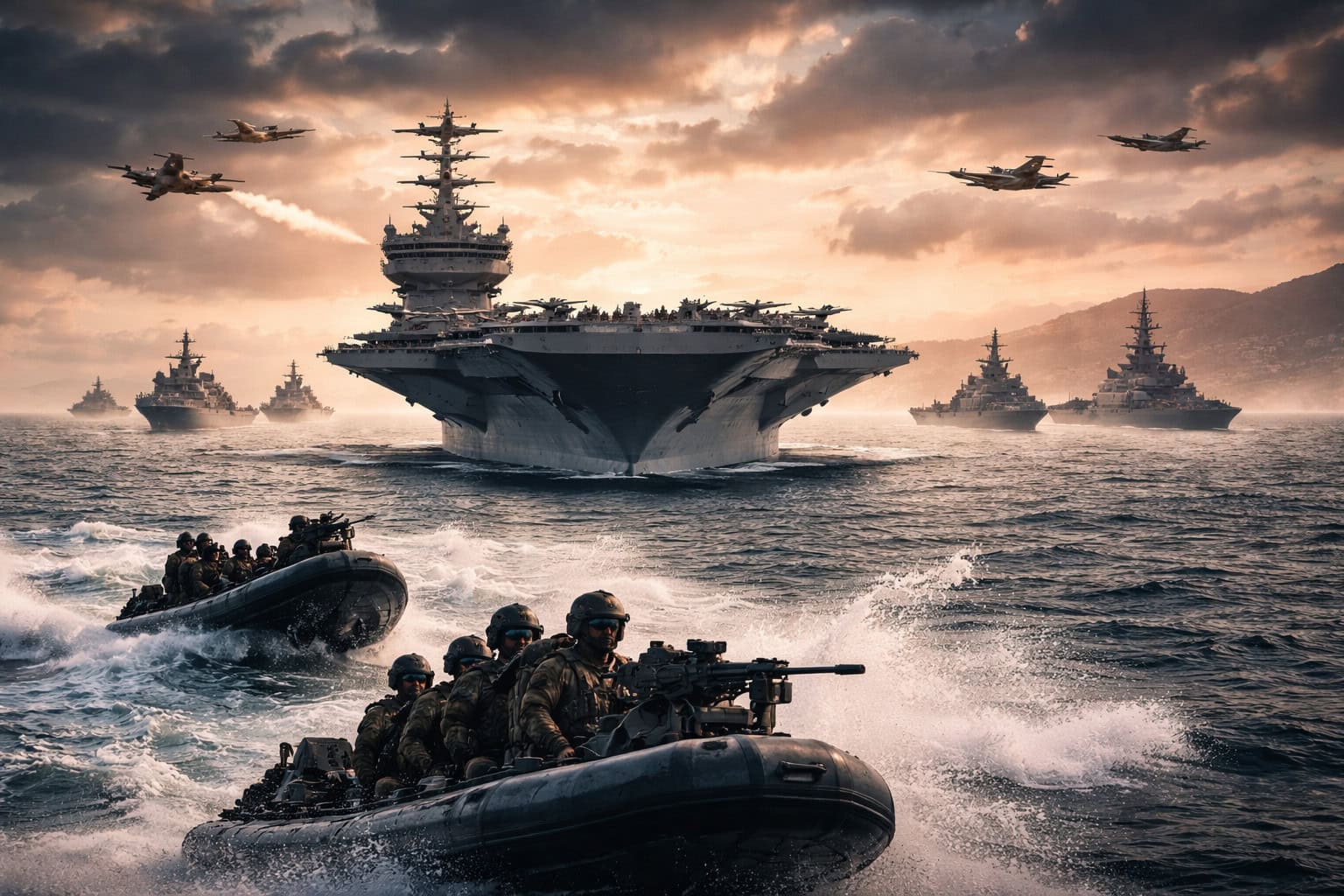 Us Deploys Additional Warships To Middle East For Possible Ground Assault Inside Iran
