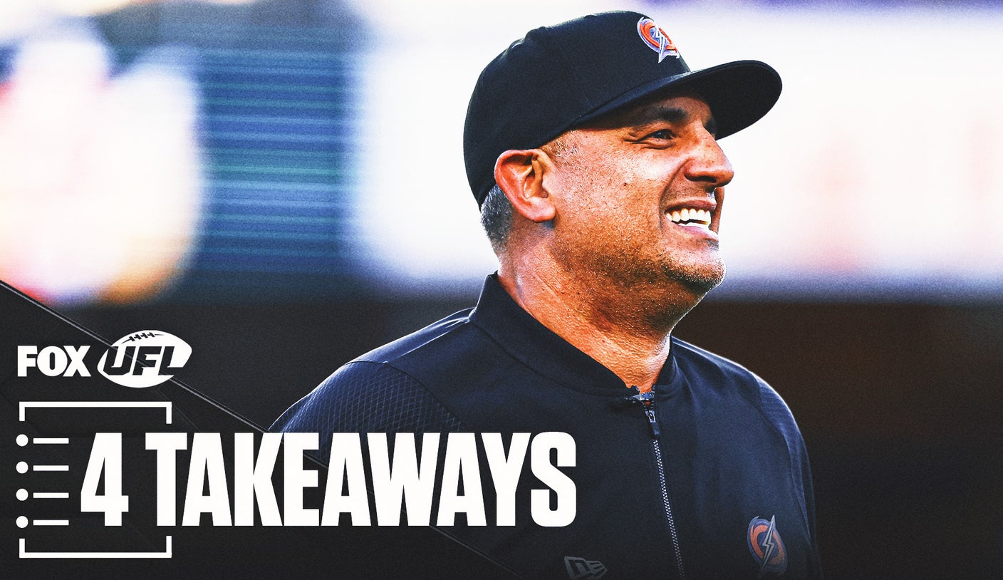 4 Takeaways: UFL Week 4