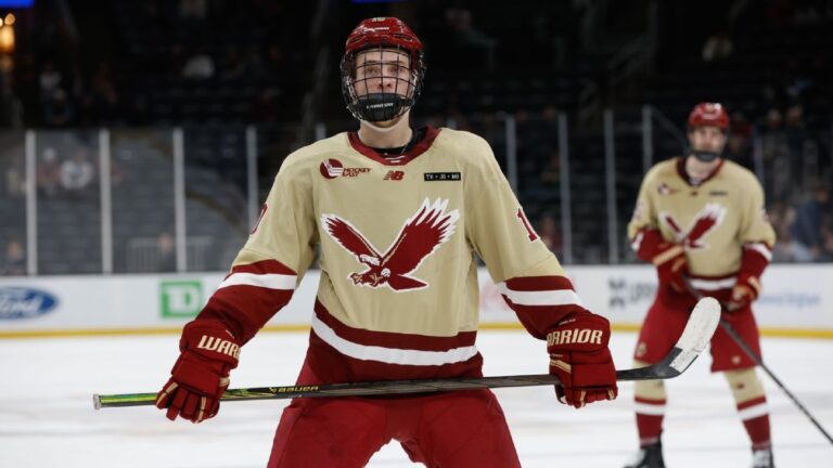 Bruins sign Boston College star James Hagens to 3-year deal