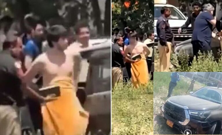 Chaos in DHA Karachi as Semi-Naked 'Drunk Driver' goes Wild in Public