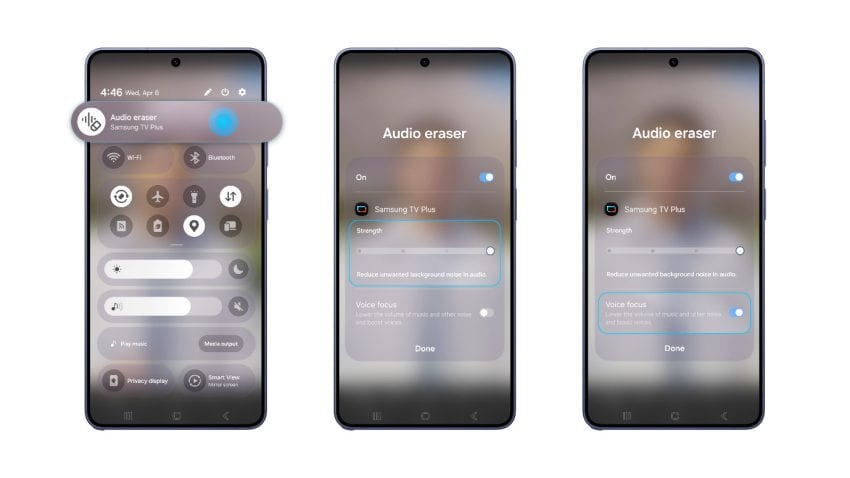 Faster In Real Time Enhanced Audio Eraser With The Galaxy S26 Series