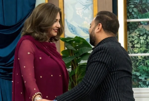 Fiza Ali In Hot Waters After Husband Lifts Her On Live Show
