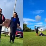 Fiza Ali Shares Husbands Aerobatic Stunts Video