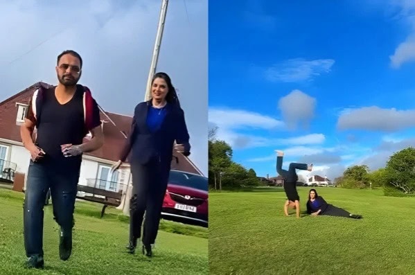 Fiza Ali Shares Husbands Aerobatic Stunts Video