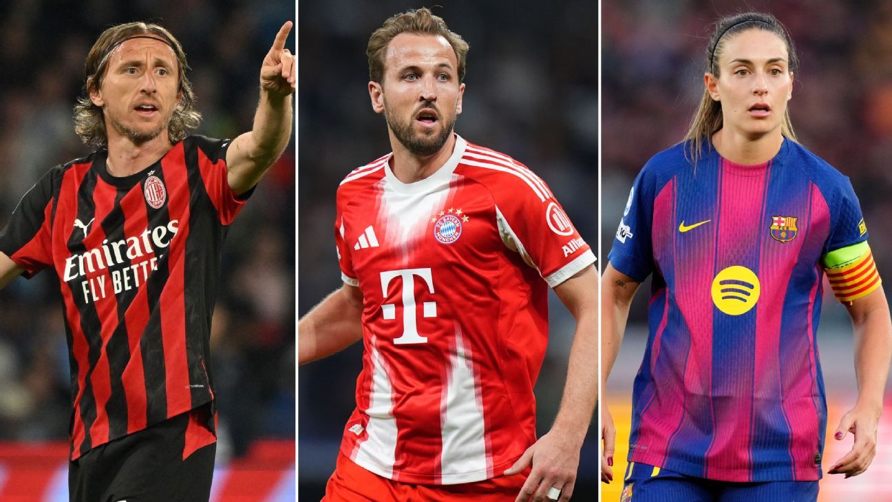 Gündogan Awards: Kane, Putellas, Modric lead 2025-26 class