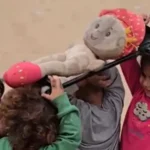 Heartbreaking Video From Gaza Shows Children Holding Doll Funerals Amid War Devastation