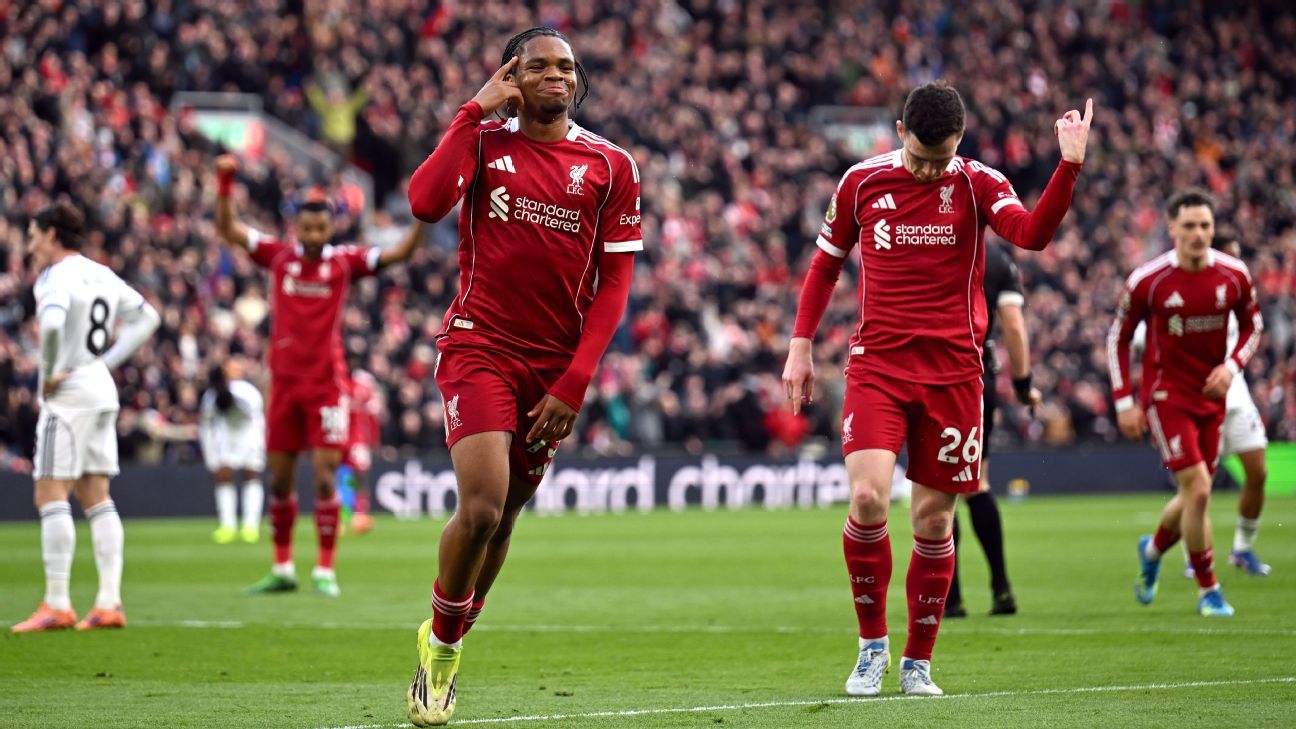 Liverpool ratings: 17-year-old Ngumoha’s 9/10 performance a dilemma for Slot