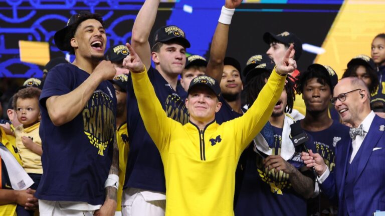 Michigan’s championship punctuated Dusty May’s homecoming in a full family affair