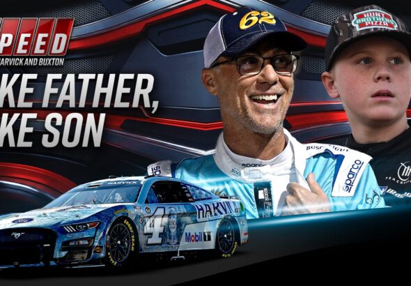 Must See: Kevin Harvick, Son Keelan Have Uncanny Driving Resemblance