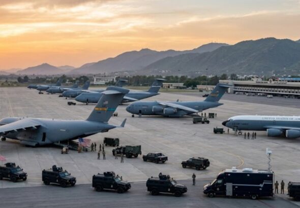 Nine Us Aircraft Arrive In Pakistan Ahead Of Jd Vance Visit To Islamabad