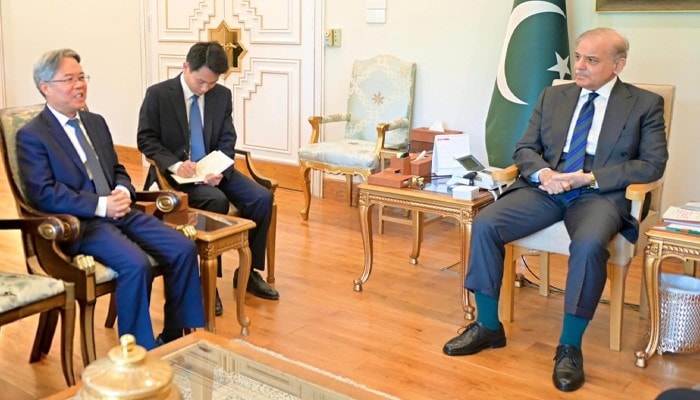 Pm Shehbaz Chinese Ambassador Discuss Middle East Situation
