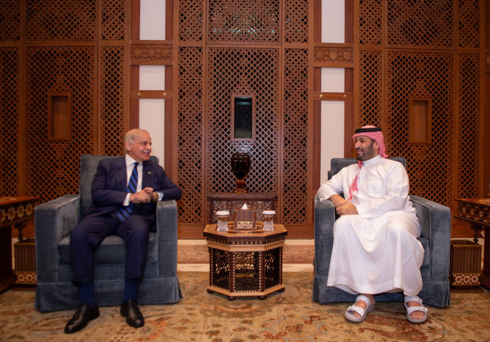 Pm Shehbaz Expresses Full Solidarity And Support For Saudi Arabia Amid Middle East Conflict