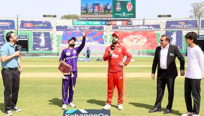 PSL11: Quetta Gladiators win toss, opt to bat first against Islamabad United