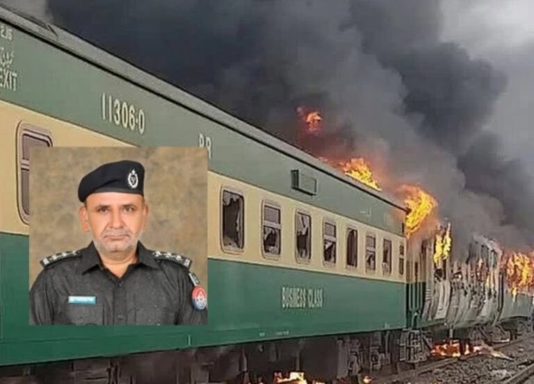 Police Inspector Dies In Rehman Baba Express Fire Incident