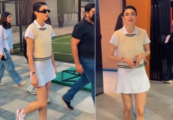 Saheefa Jabbars Mini Skirt Look At Phone Event Triggers Backlash