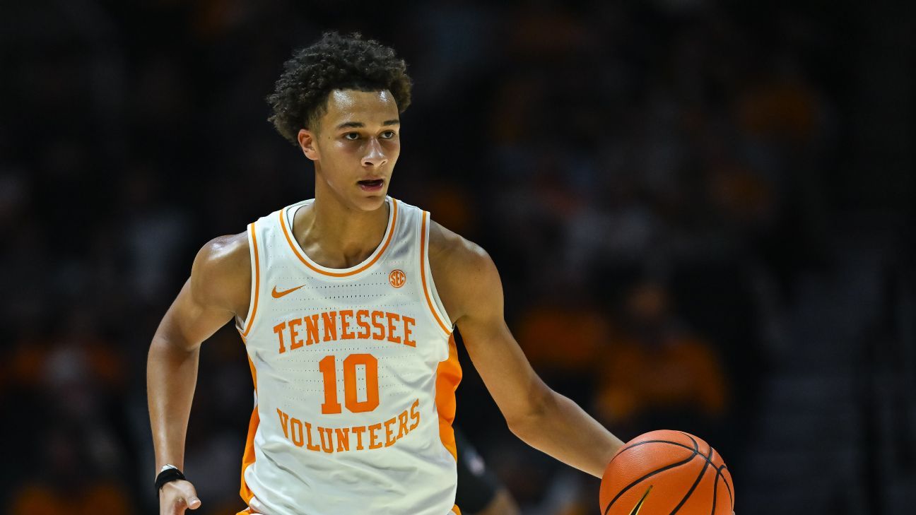 Tennessee forward Nate Ament declares for NBA draft after 1 season