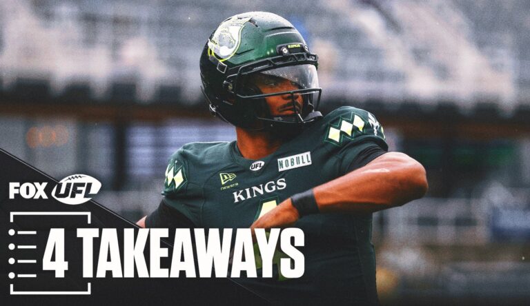 4 Takeaways From Week 9 Of The 2026 UFL Season