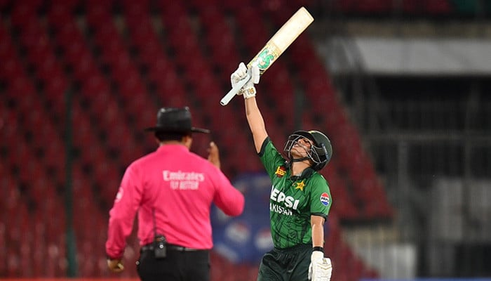 Ayesha Zafar sets multiple records with century against Zimbabwe in first T20I