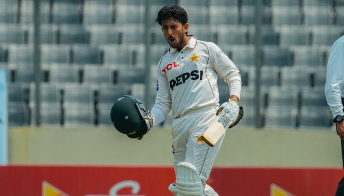 Azan Awais becomes 14th Pakistan batter to score century on Test debut