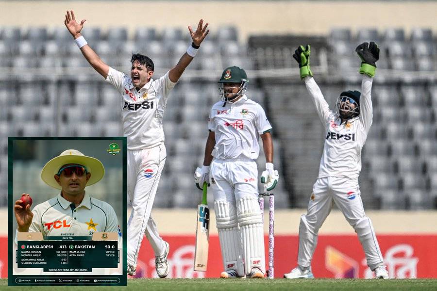 Azan Awais Shines On Debut As Pakistan Fight Back In Dhaka Test