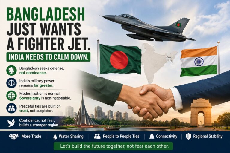 Bangladesh Just Wants A Fighter Jet India Needs To Calm Down