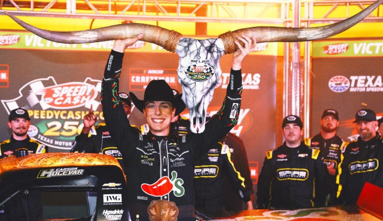 Celebration Not Complete: New Cup Winner Carson Hocevar Enjoying Ride
