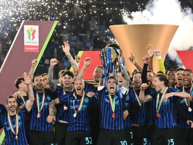 Inter Milan win Italian Cup | The Express Tribune
