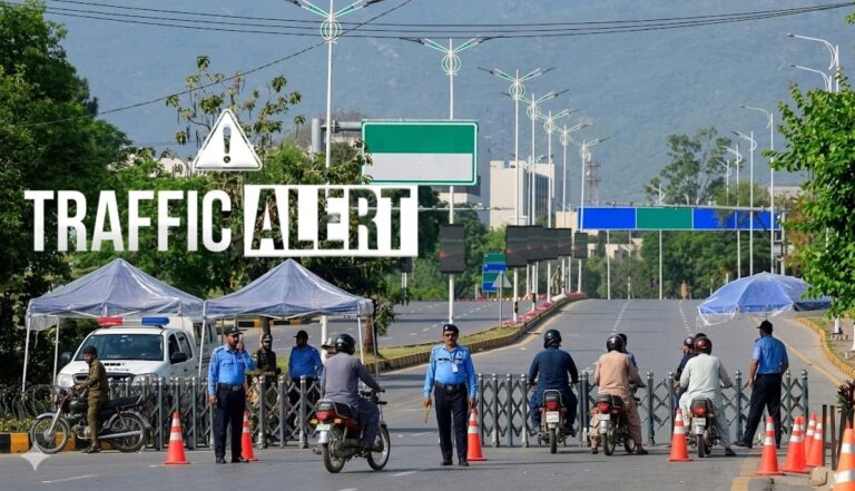 Islamabad Traffic Update Amid Diversions On Srinagar Highway Murree Road And Club Road