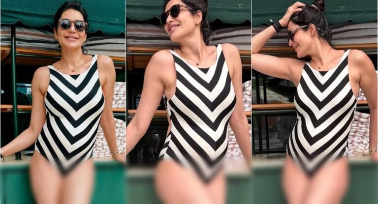 Karishma Tanna 42 Redefines Maternity Glam In Bold Monokini Look