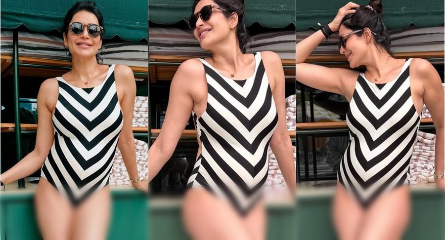 Karishma Tanna 42 Redefines Maternity Glam In Bold Monokini Look