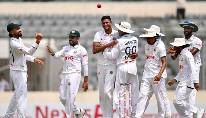 Nahid Rana powers Bangladesh to 104-run victory over Pakistan in first Test
