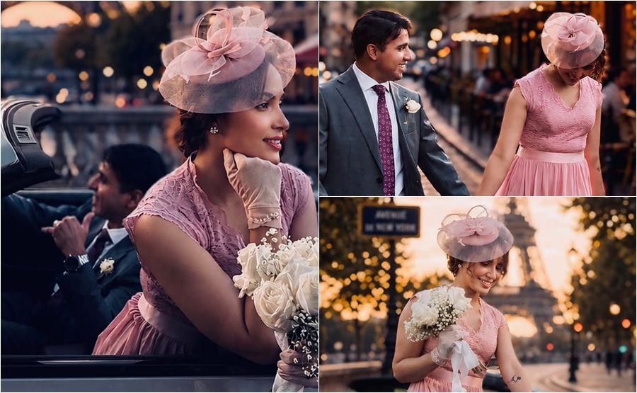 Nimra Khan Reveals Husband In Dreamy Paris Wedding Photoshoot See Pictures