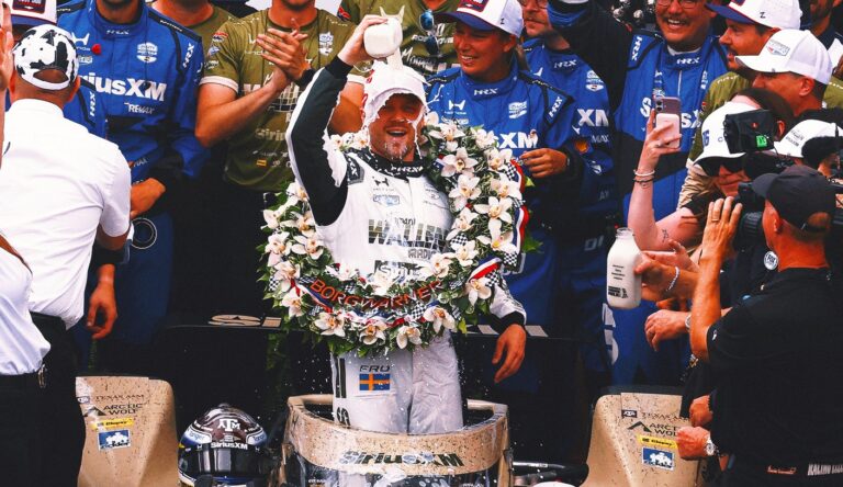 Photos: Felix Rosenqvist Celebrates Sweet Indy 500 Victory With Milk