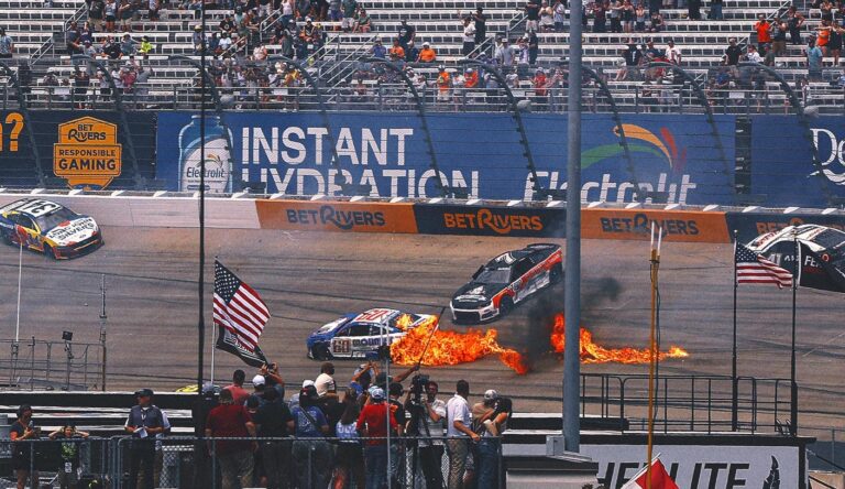 Ryan Preece’s Vehicle Bursts Into Flames After Early NASCAR All-Star Crash
