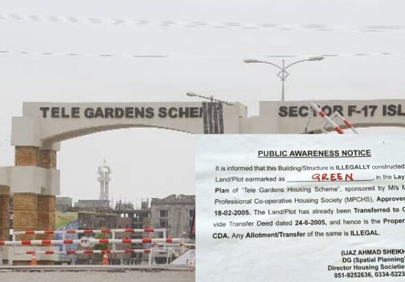 Tele Gardens Islamabad On Cda Radar As Over 100 Houses Declared Illegal In Green Land Action