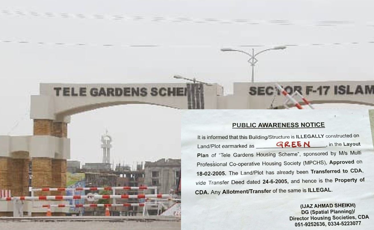 Tele Gardens Islamabad On Cda Radar As Over 100 Houses Declared Illegal In Green Land Action