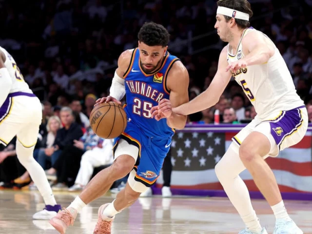 Thunder top Lakers for 3-0 lead | The Express Tribune