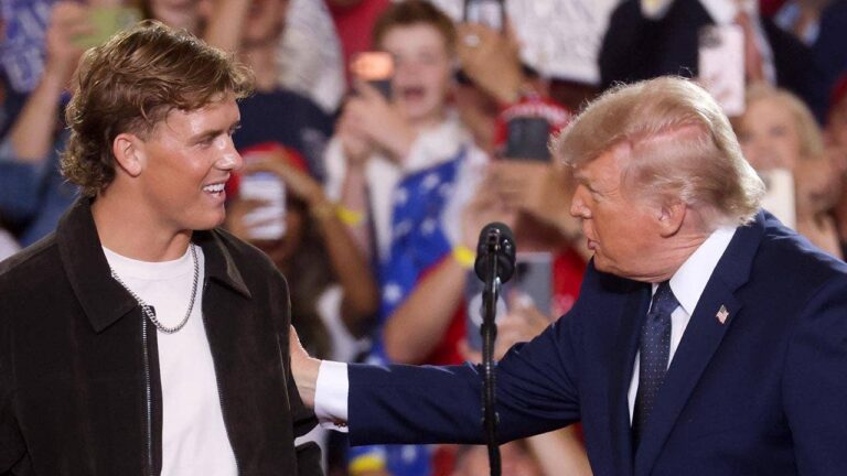 Trump gushes over Giants’ Jaxson Dart, says he wondered if QB was a ‘male model’