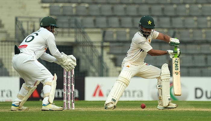 WATCH: Bangladesh players sledge Rizwan during tense Sylhet Test chase