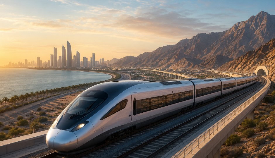 Abu Dhabi To Fujairah Journey Cut To 1 Hour 45 Minutes As Uae Unveils Passenger Rail Service Starting Aed 55