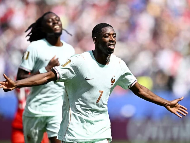 Dembele stars as France thrash Norway  | The Express Tribune