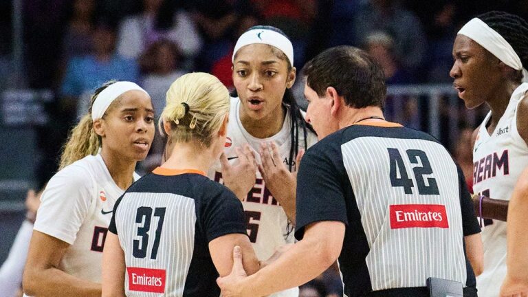 Dream’s Angel Reese thrown down in heated moment with Tempo’s Isabelle Harrison