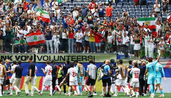 Iran leave note of thanks in LA locker room after draw with Belgium