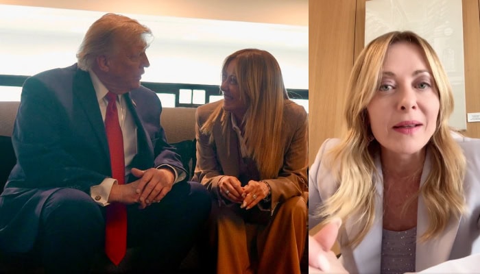 Italian Pm Giorgia Meloni Fires Back At Trump Over G7 Photo Claims