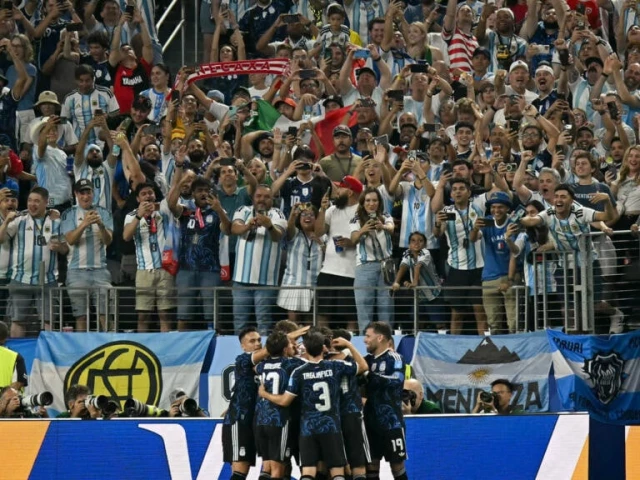 Messi scores again as Argentina head into last 32  | The Express Tribune