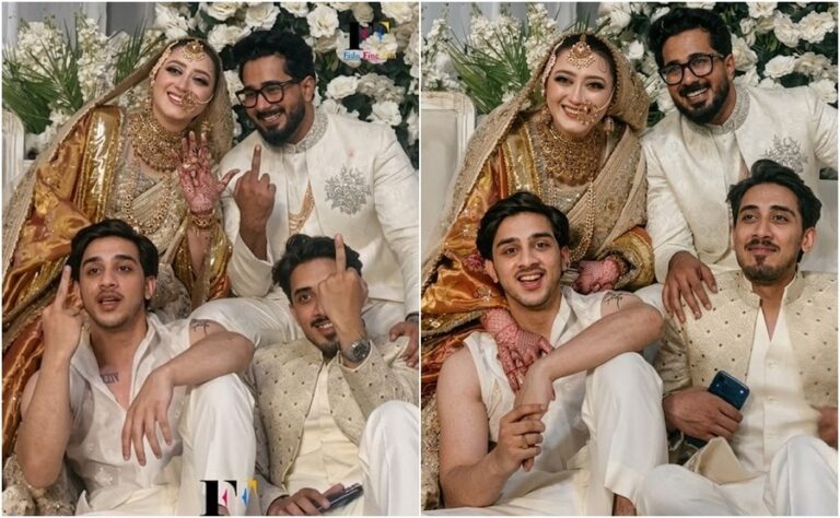 Momina Iqbal’s family members spark outrage for showing Middle Finger to hat