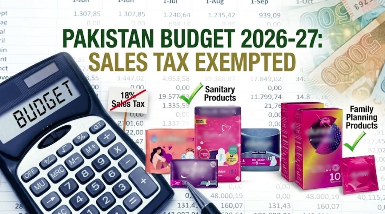 No More Sales Tax On Pads Tampons And Condoms After Budget 2026 27