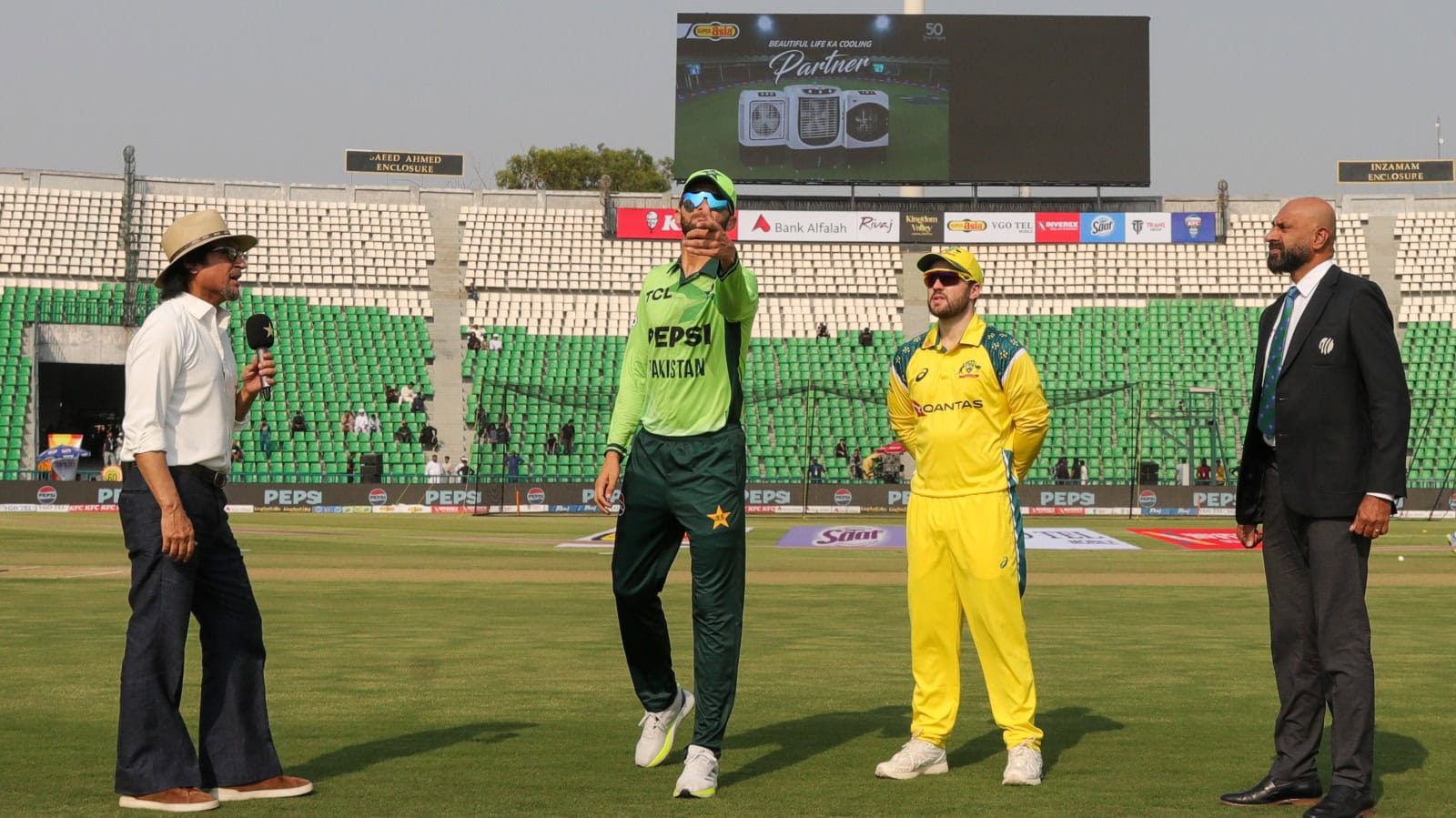 Pakistan Opt To Bowl First After Winning Toss Against Australia In Second Odi