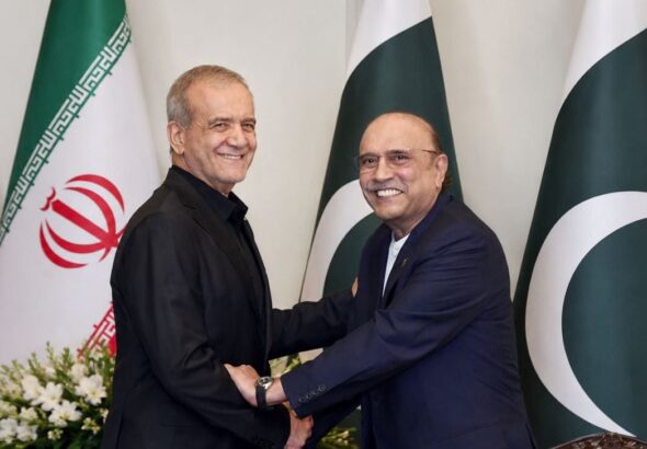 President Zardari Pezeshkian Stress Dialogue Regional Peace In High Level Talks